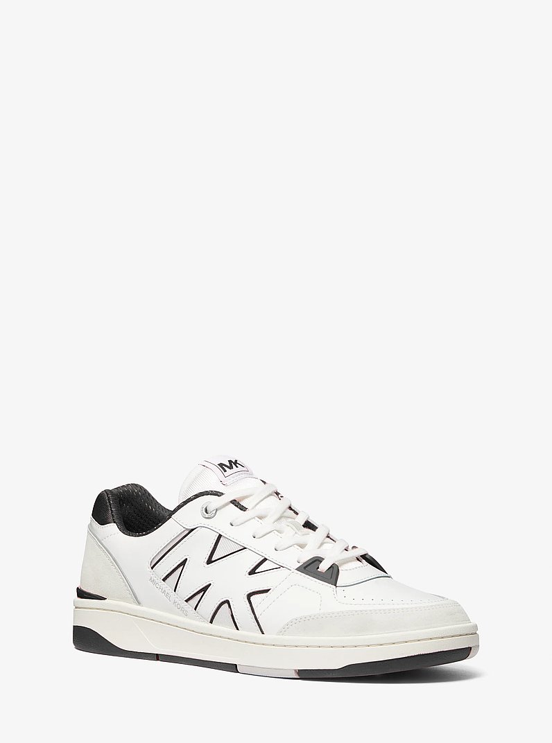 Rebel Leather Sneaker in BLACK COMBO | Michael Kors