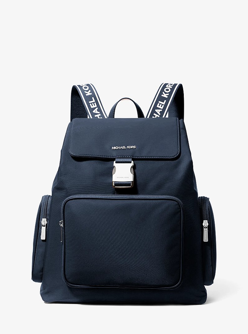 Khai Large Nylon Cargo Backpack in NAVY | Michael Kors