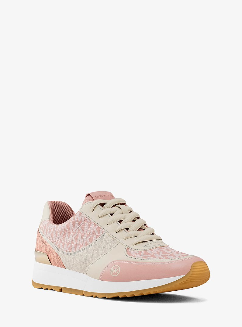 Andi Mixed-Media Trainer in PWD BLSH MLT | Michael Kors