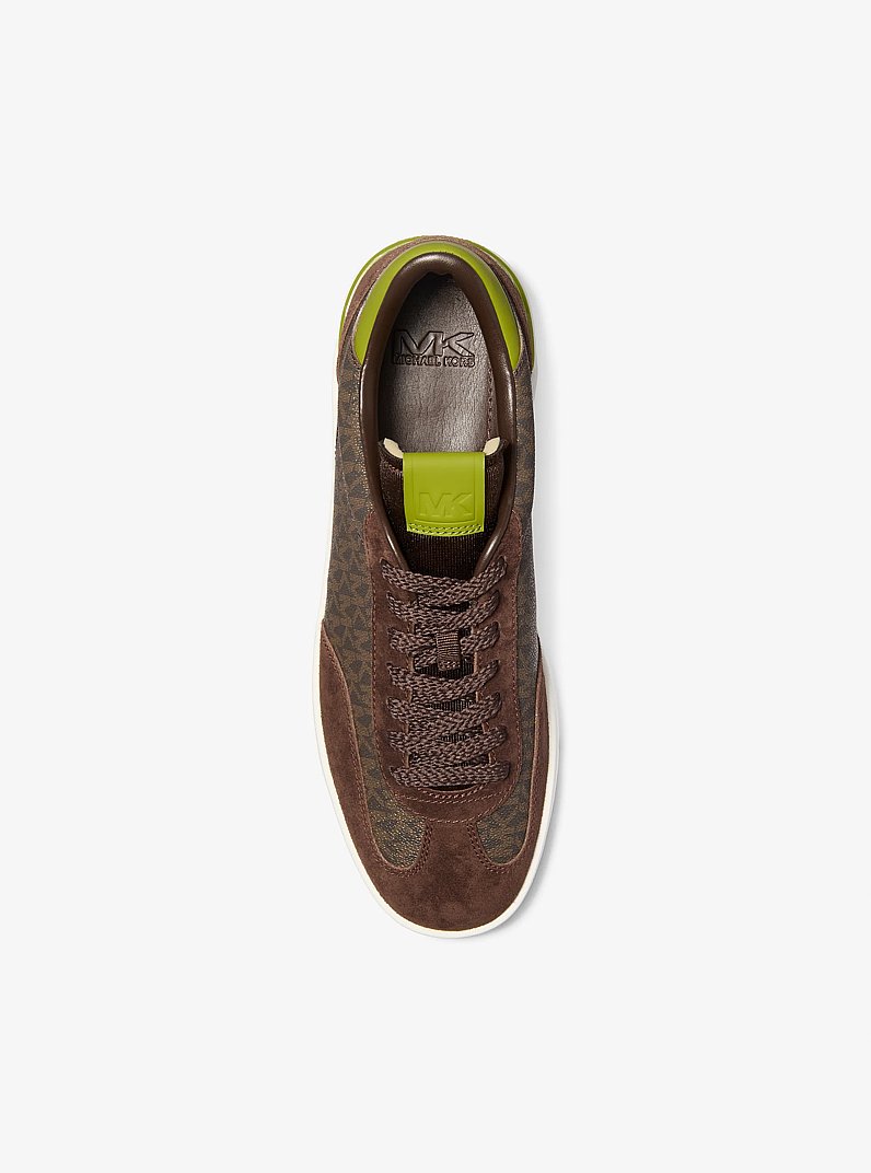 Wilton Signature Logo Sneaker in MEADOW GREEN | Michael Kors