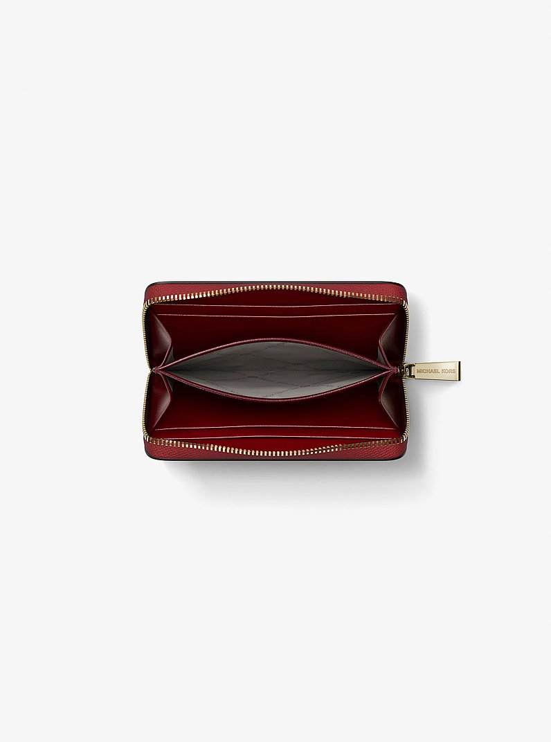 Small Logo Wallet in DEEP RED | Michael Kors