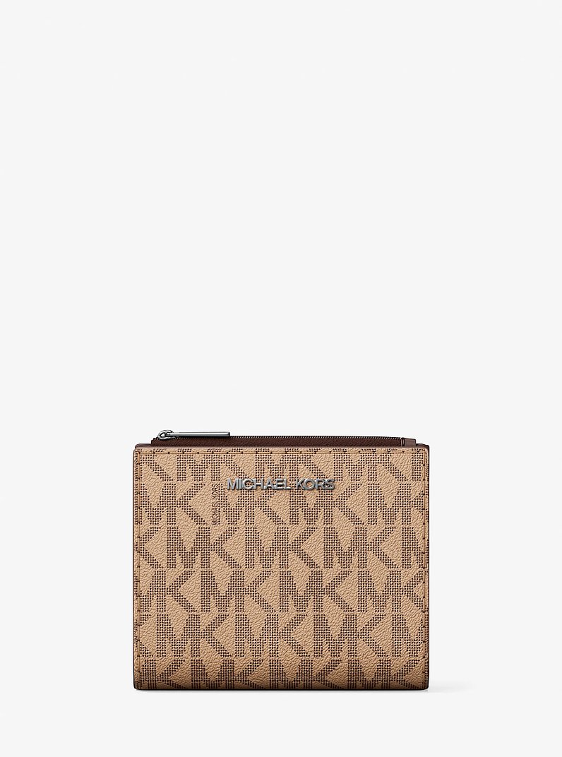 Cooper Signature Logo Wallet in CAMEL | Michael Kors