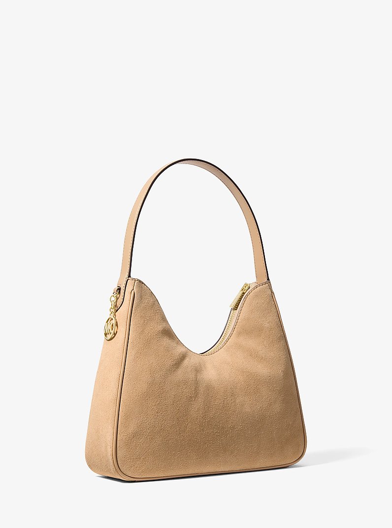 Nayla Small Hobo Shoulder Bag in CAMEL | Michael Kors