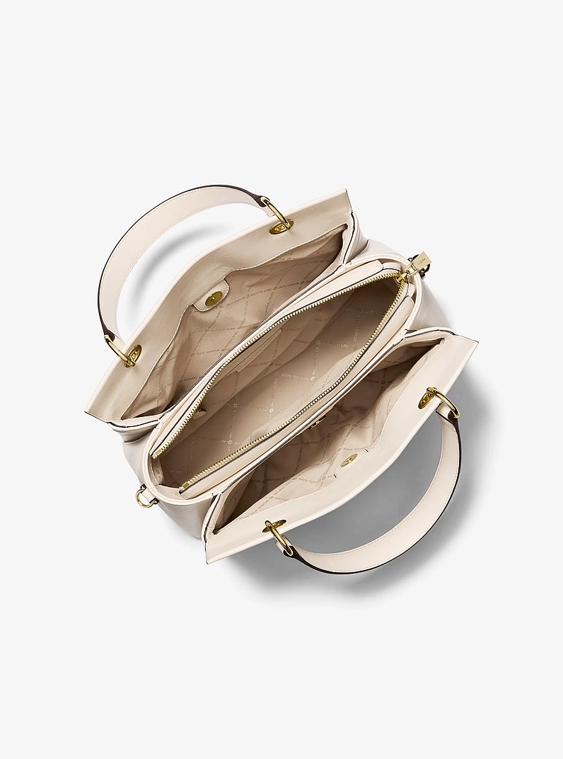 Henkeltasche Susan Medium aus abgestepptem Leder