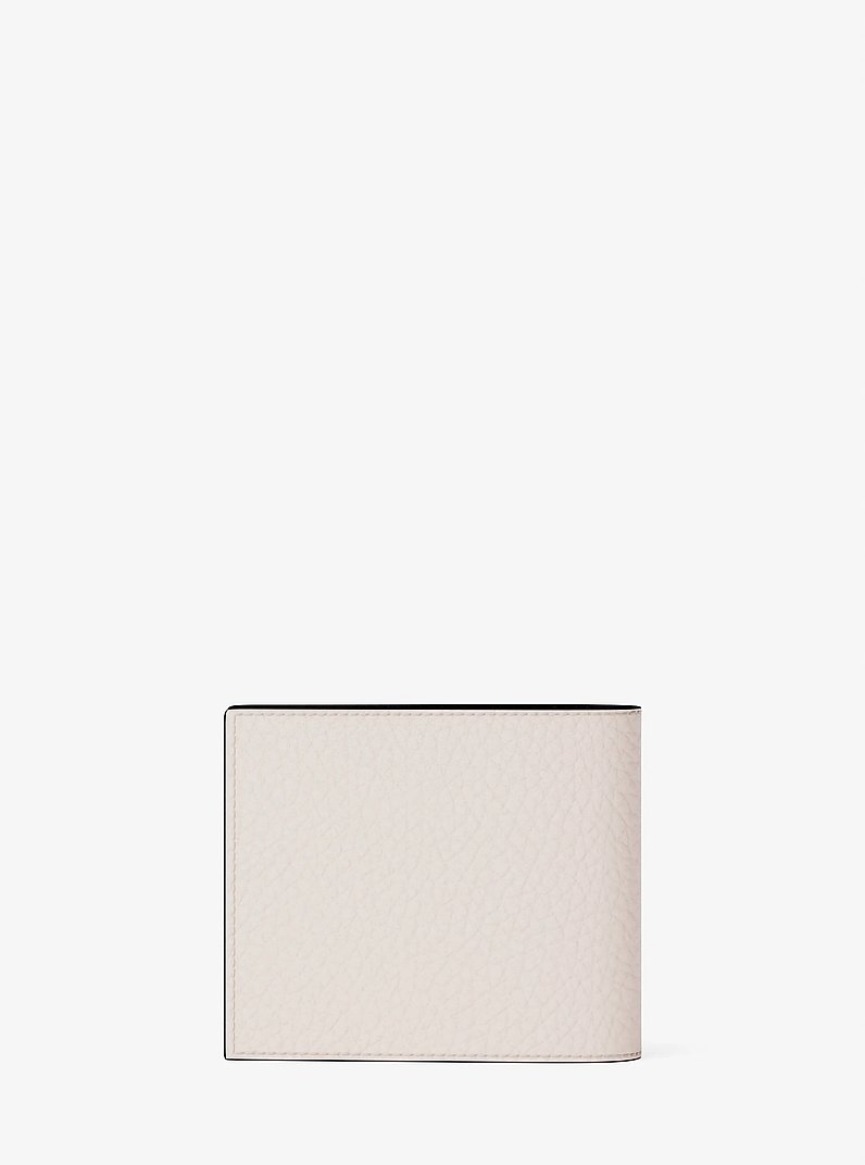 Pebbled Leather Billfold Wallet and Signature Logo Card Case Gift Set in LT CRM/LUGG | Michael Kors