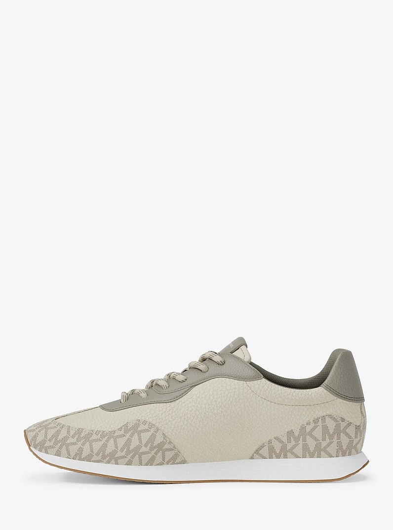 Essex Mixed-Media Trainer in VANILLA COMBO | Michael Kors