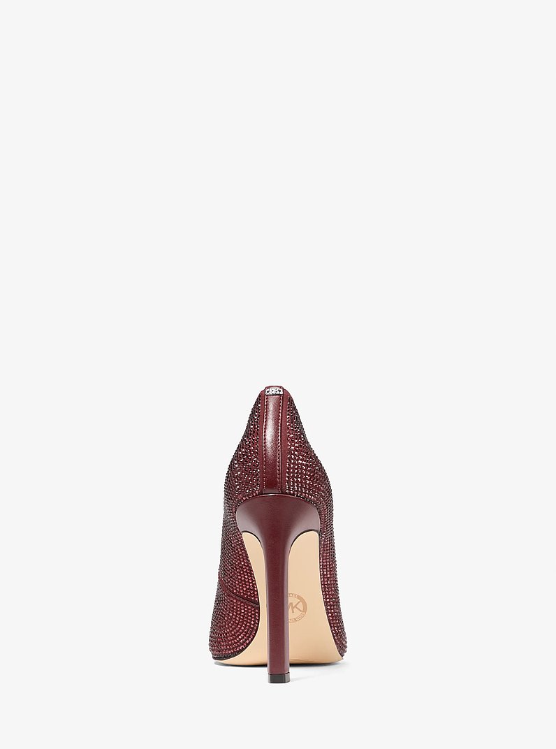 Amara Embellished Pump in OXBLOOD | Michael Kors