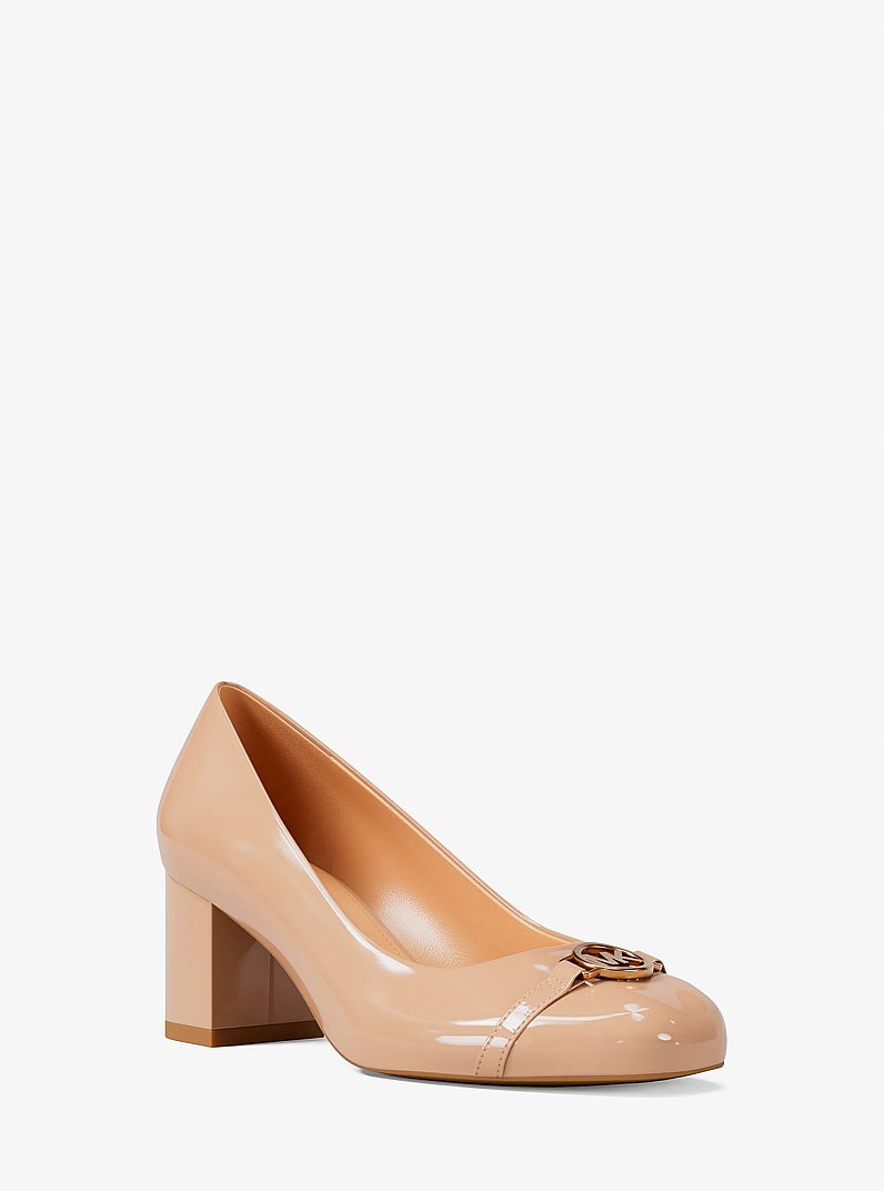 Escarpin &agrave; talon bloc Dori verni in ROSE DRAG&Eacute;E CLAIR | Michael Kors