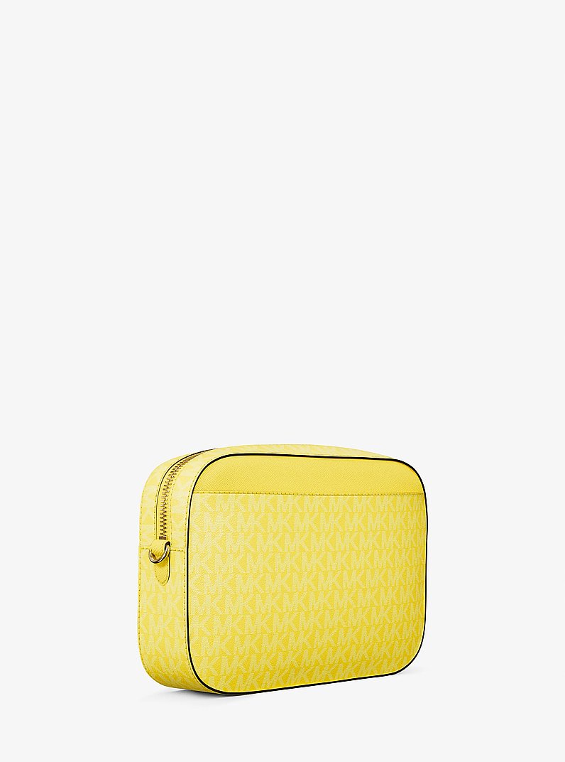 <新品未使用> MICHEALKORS/ショルダーバッグ/2way/イエロー Jet Set Large Logo Crossbody Bag in DAISY YELLOW - Sale | Michael