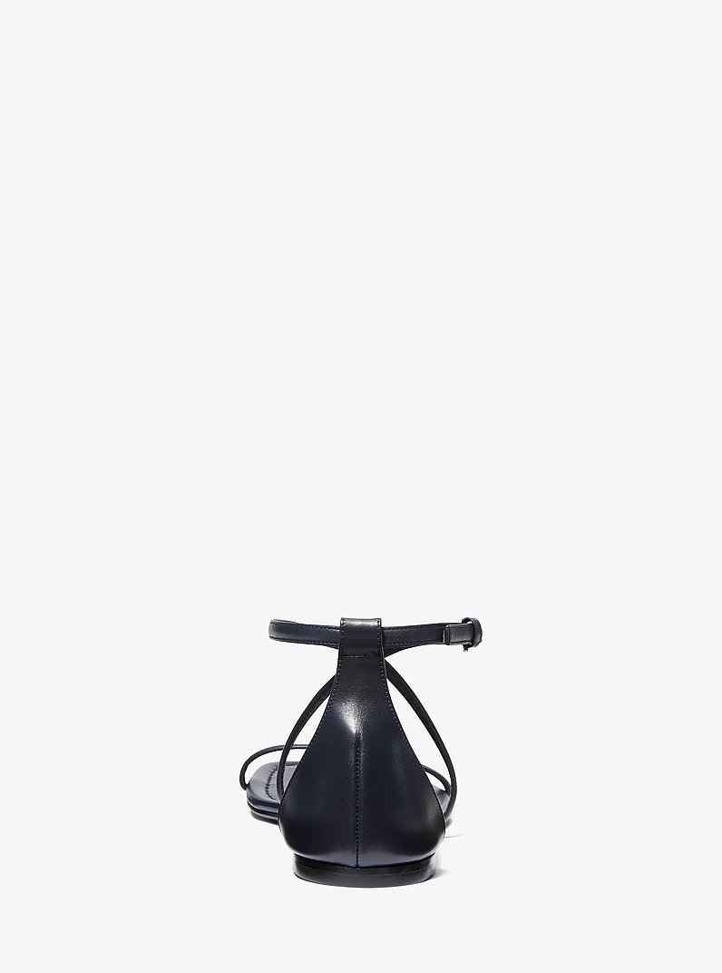 Polly Leather Sandal in MIDNIGHT | Michael Kors