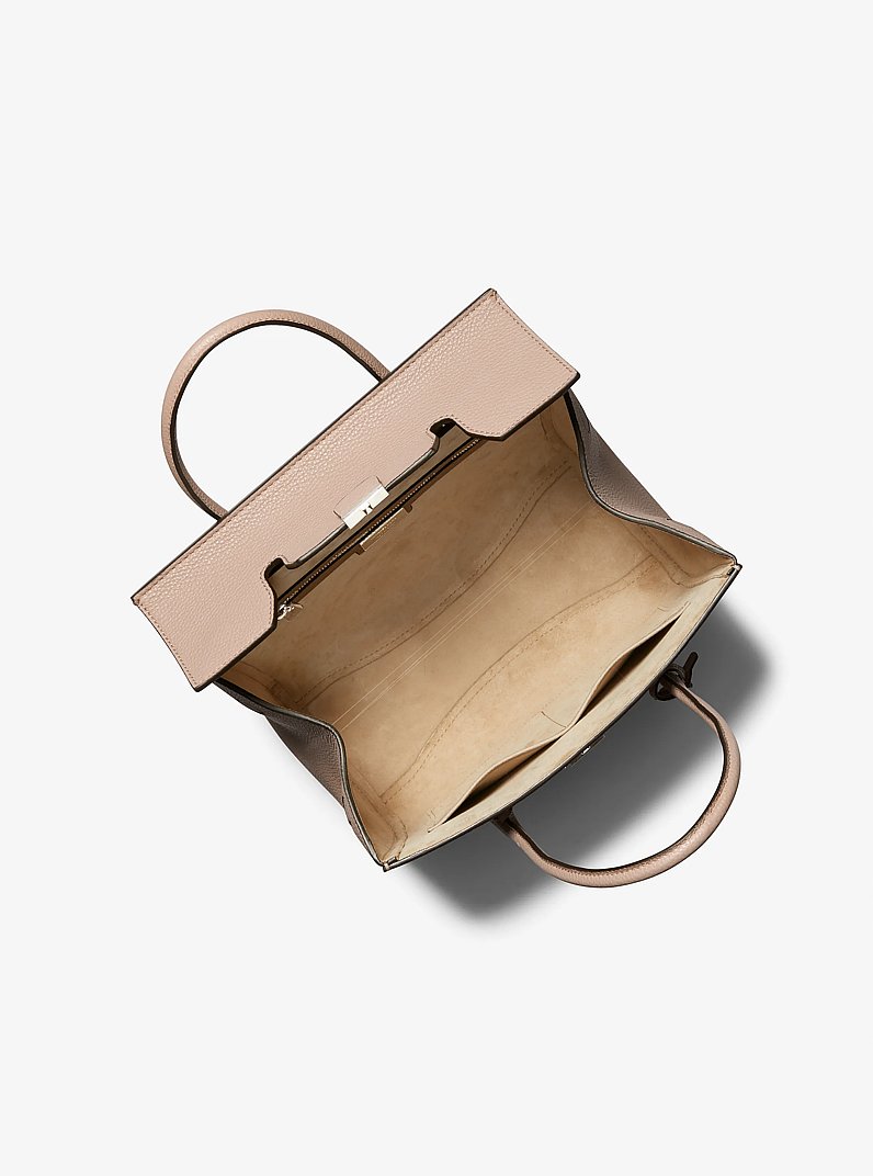 Campbell Medium Pebbled Leather Satchel | Michael Kors [US]