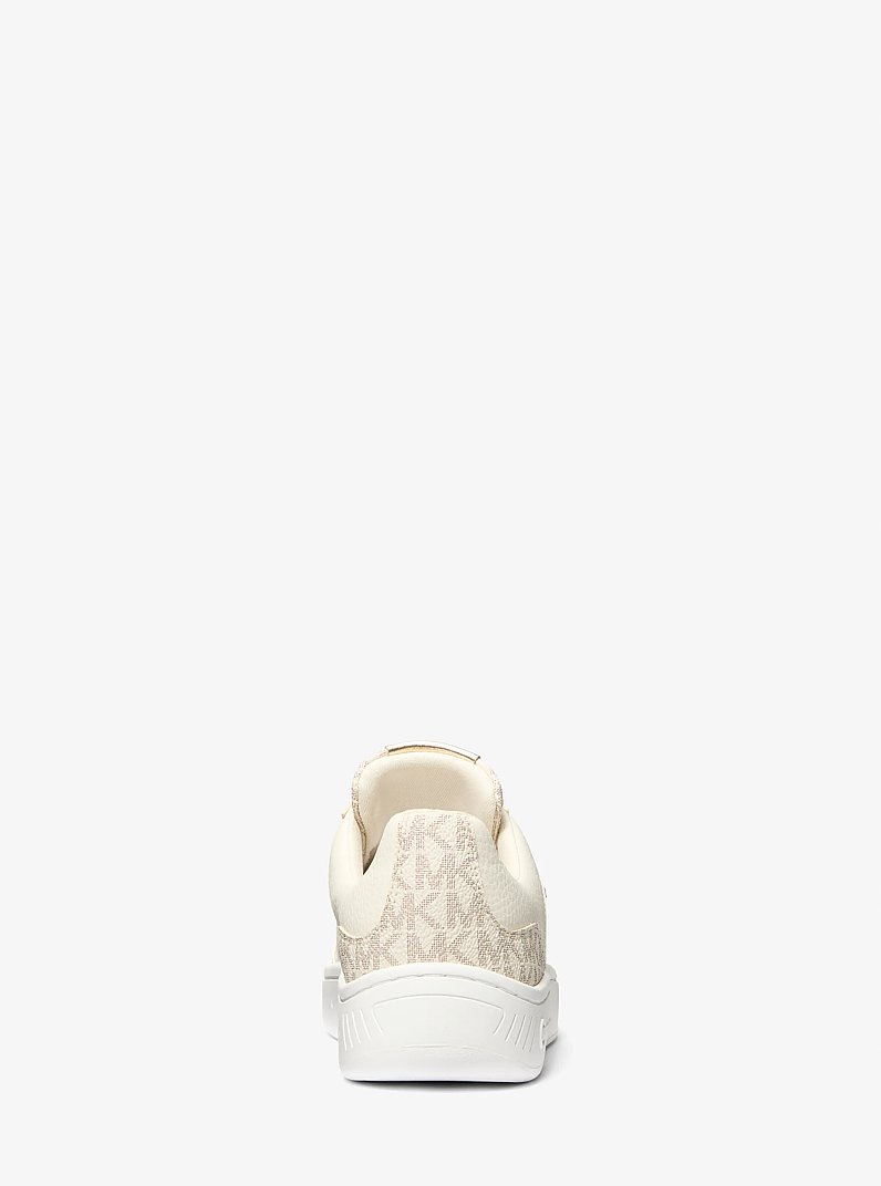 Kai Mixed-Media Sneaker in VANILLA | Michael Kors
