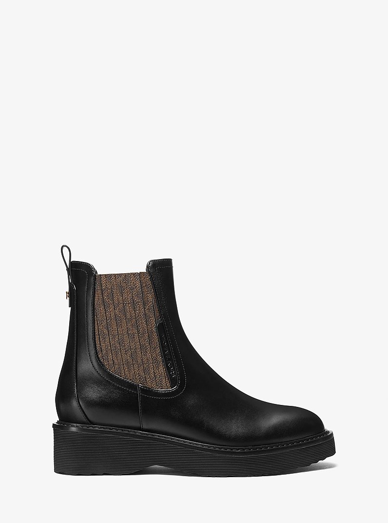 Miller Chelsea Boot in BLK/BROWN | Michael Kors