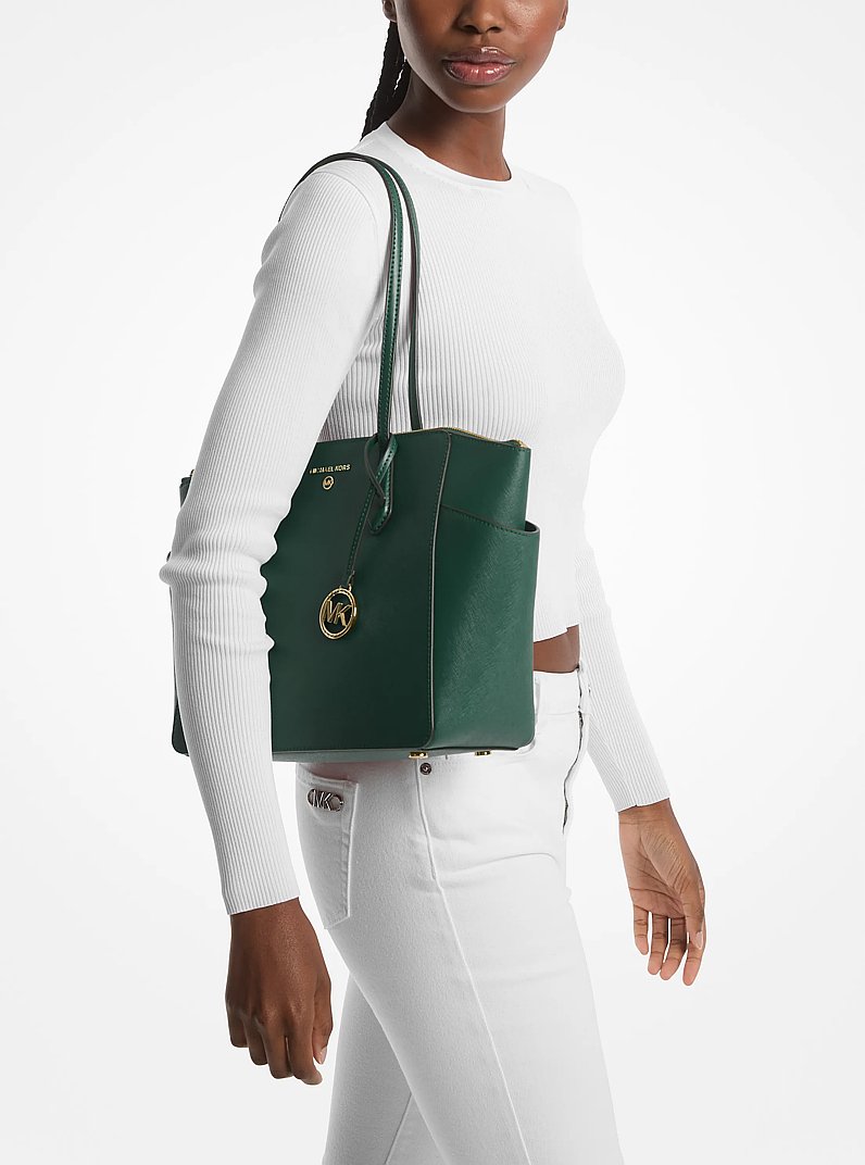 Cabas Marilyn de taille moyenne en cuir saffiano