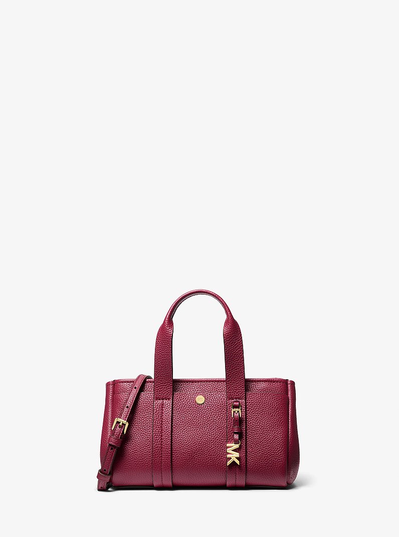 Tr&egrave;s petit sac &agrave; bandouli&egrave;re Romee en cuir grain&eacute; in M&Ucirc;RE | Michael Kors