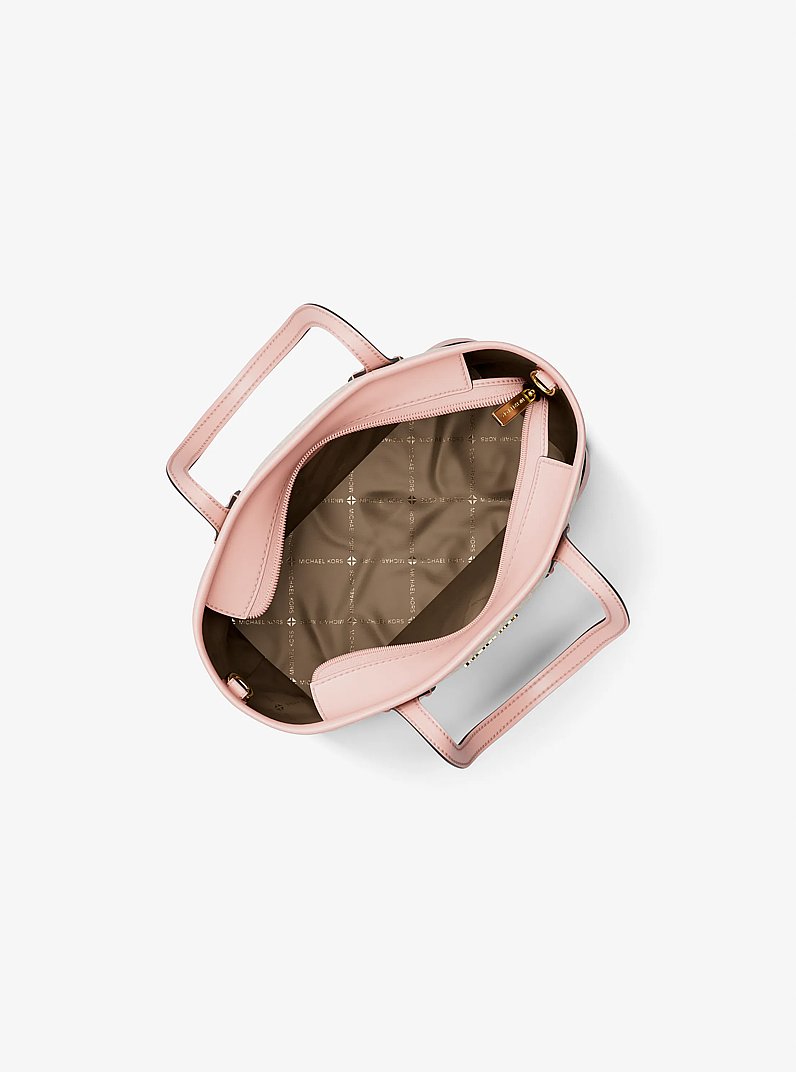 SAC &Agrave; DOS DE TAILLE MOYENNE &Agrave; FERMETURE &Eacute;CLAIR ET &Agrave; POCHE in ROSE POUDR&Eacute; | Michael Kors