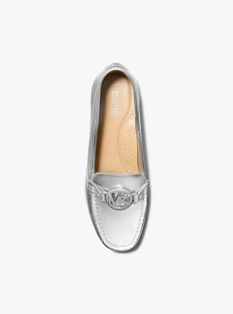 Fulton Metallic Moccasin in SILVER | Michael Kors