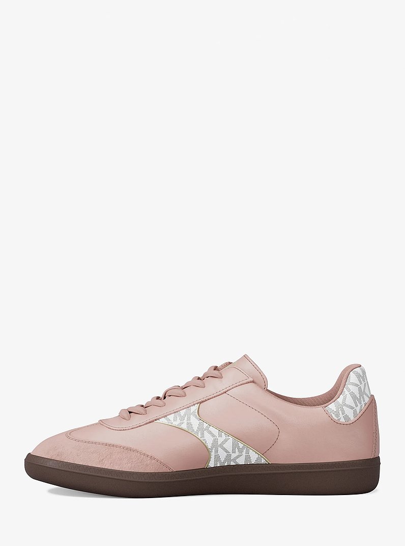 Benny Mixed-Media Sneaker in ROSE POUDR&Eacute; | Michael Kors