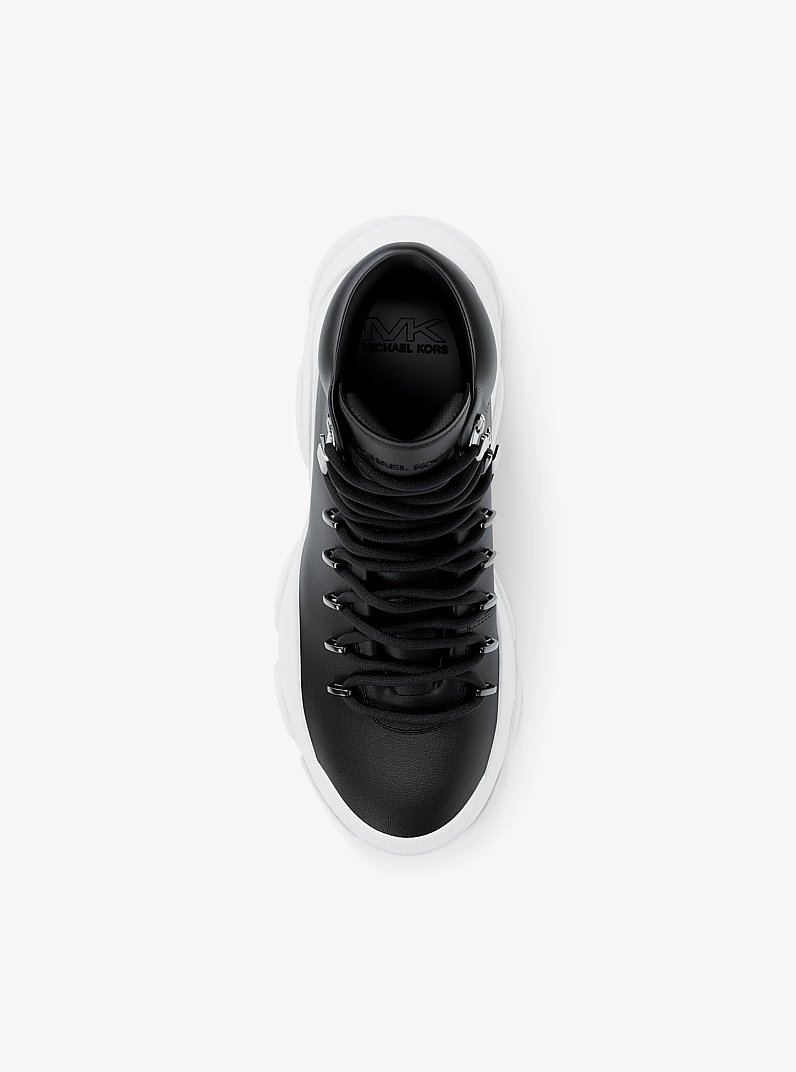 Atlas Leather Boot in BLACK | Michael Kors