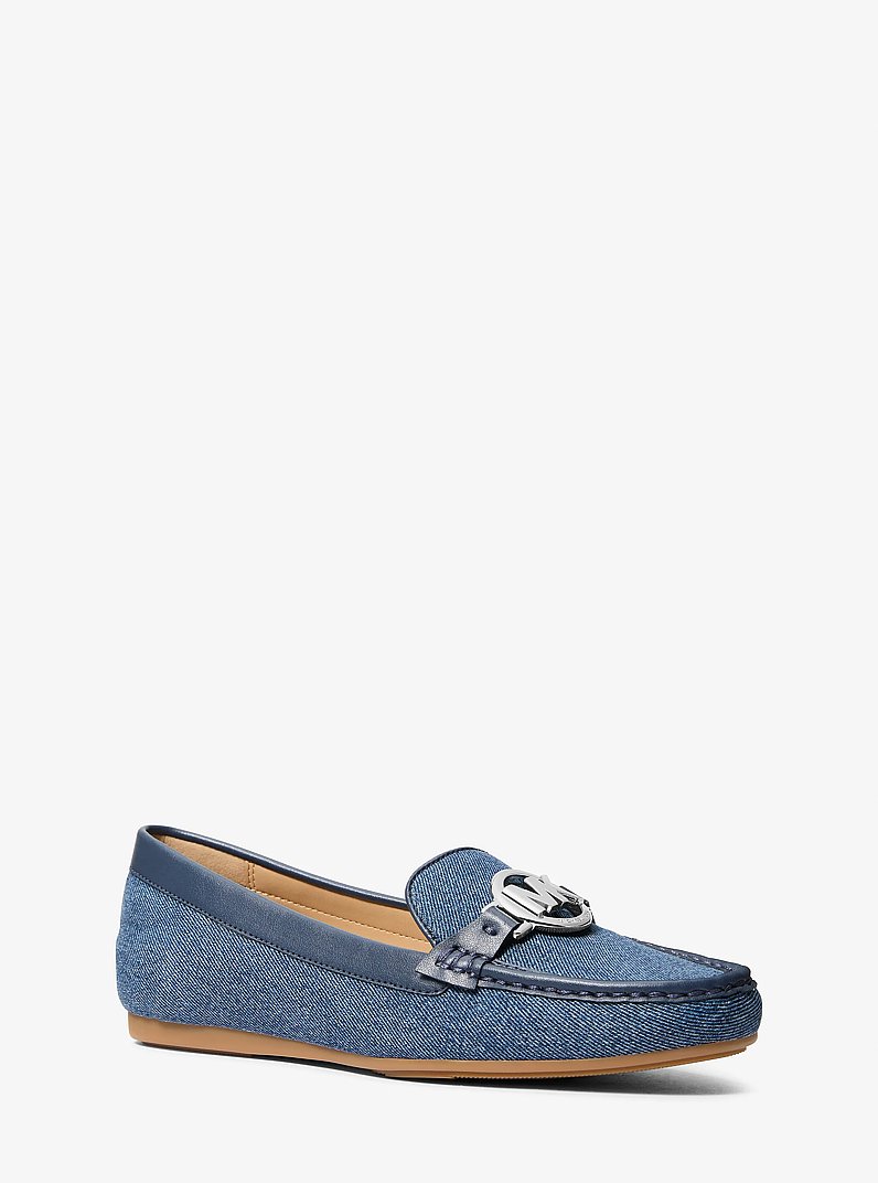 Fulton Denim Mocassin in LT VTBLU WSH | Michael Kors