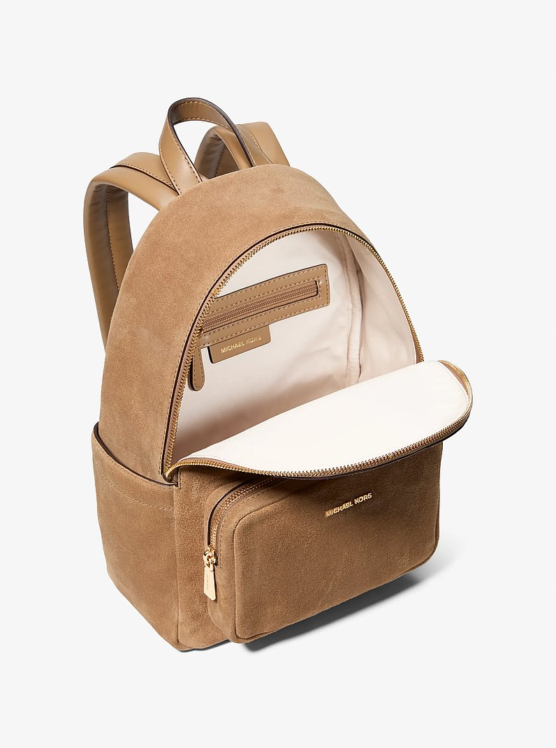 Tanner Medium Suede Backpack in C&Aacute;SCARA | Michael Kors