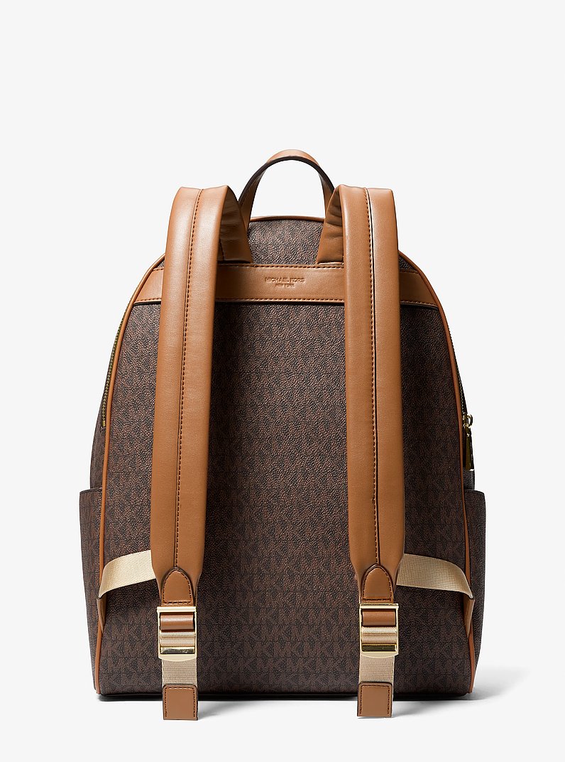 Bex Large Logo  Backpack in BRN/ACORN | Michael Kors