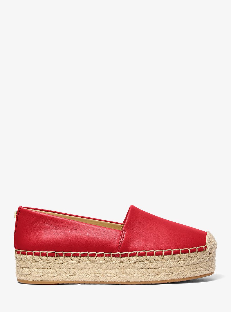 Alpargata Lynn de piel con plataforma in CARMES&Iacute; | Michael Kors
