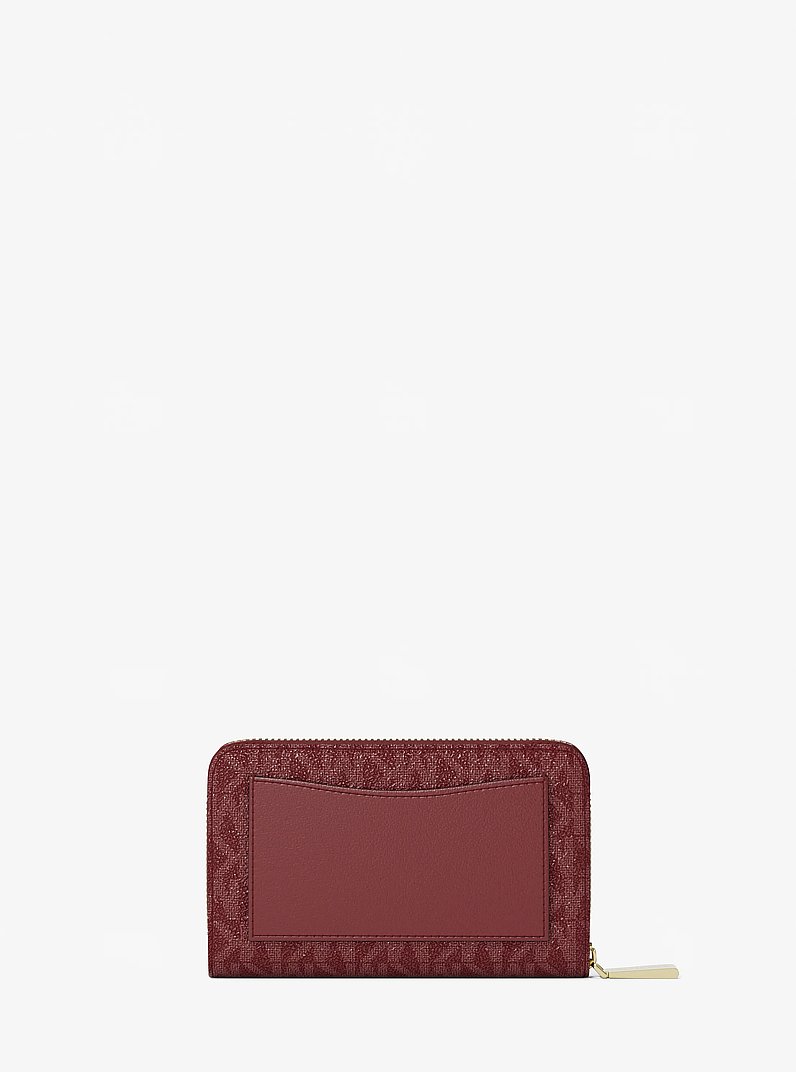 Small Logo Wallet in DEEP RED | Michael Kors