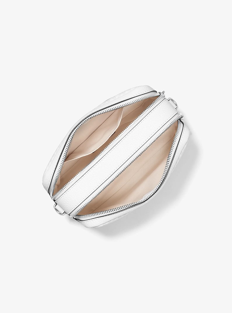 Bryant Medium Signature Logo Camera Crossbody Bag in OPT/ALLUM | Michael Kors