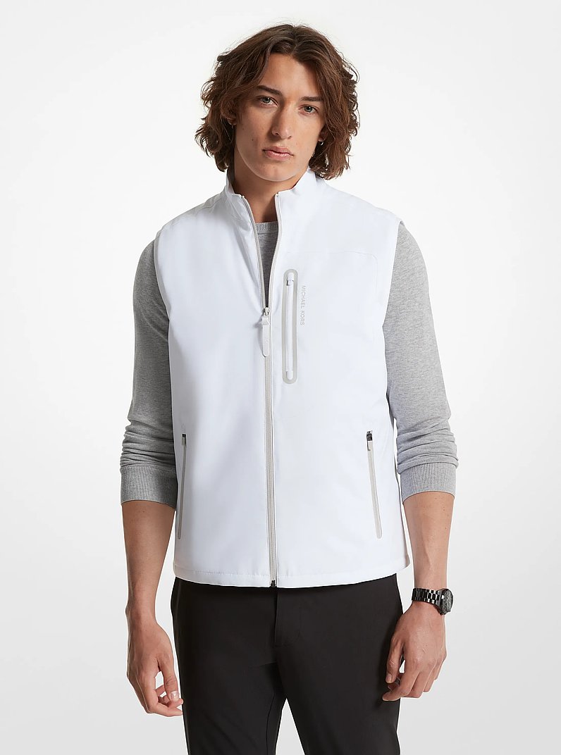 Bray Woven Vest in WHITE | Michael Kors