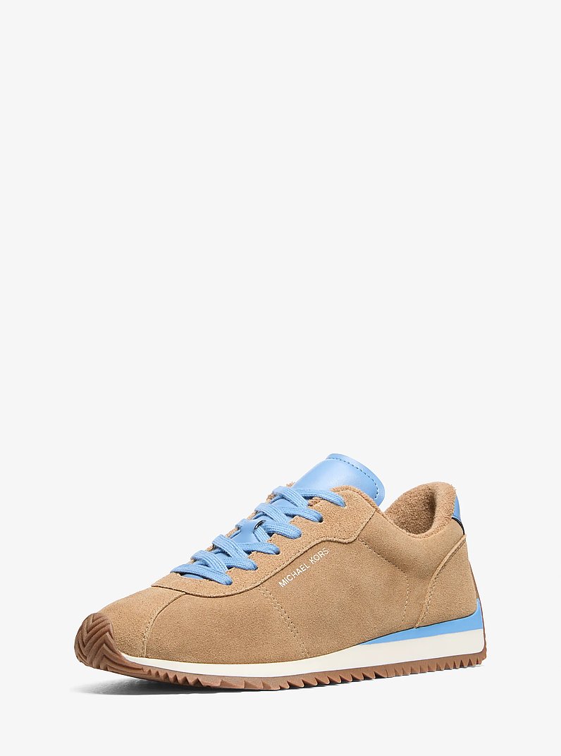 Sneaker Rhodes aus Leder mit Verzierung in HUSK MULTI | Michael Kors