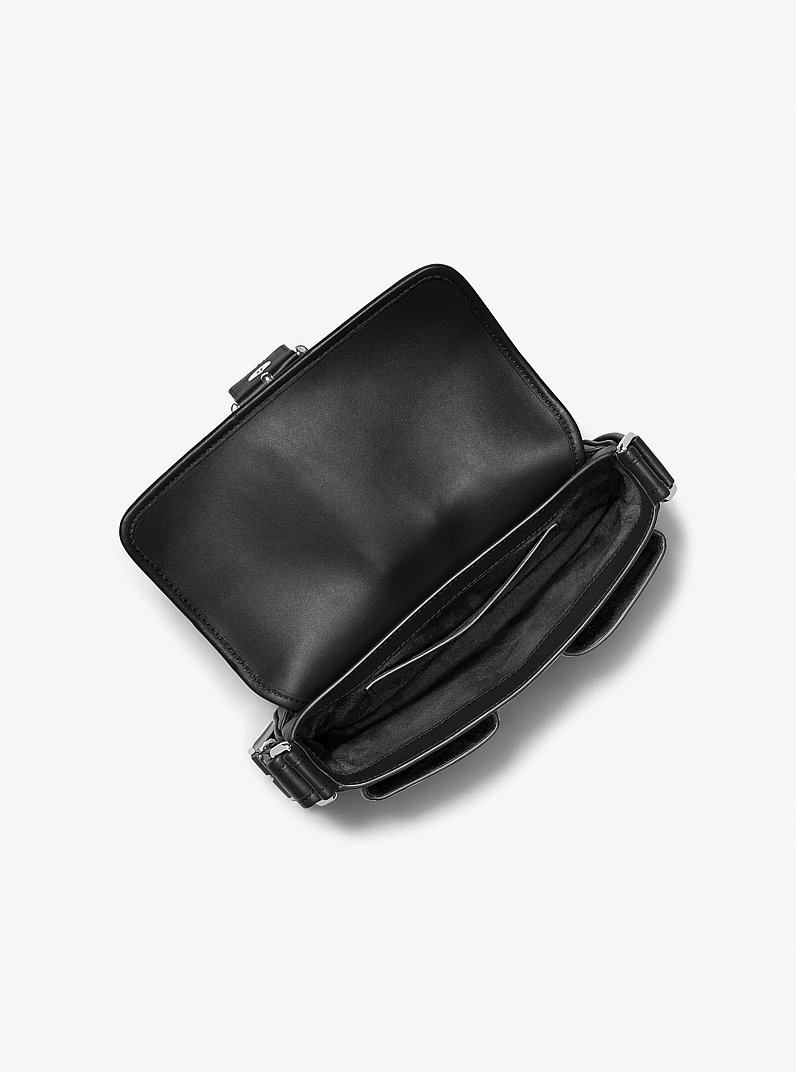 Colby Medium Leather Shoulder Bag in BLACK | Michael Kors