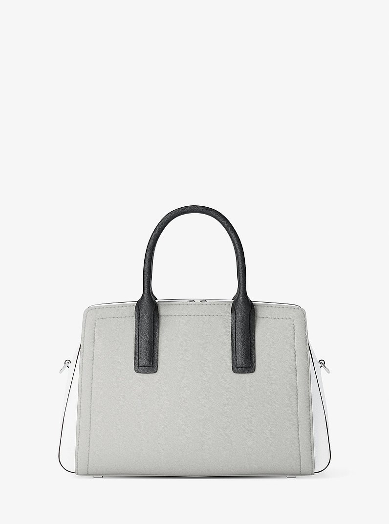 Petit sac Laila en cuir &agrave; couleurs contrast&eacute;es in GRIS CARRI&Egrave;RE MULTI | Michael Kors