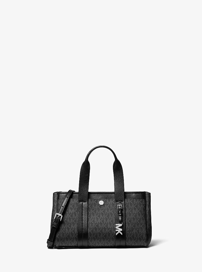 Borsa a tracolla Romee extra small con stampa logo in NERO | Michael Kors