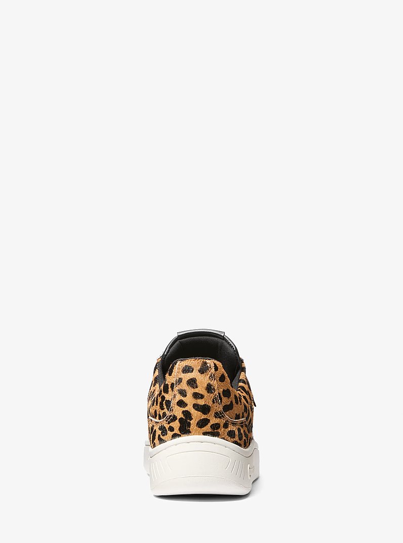 Kai Leopard Print Calf Hair Sneaker
