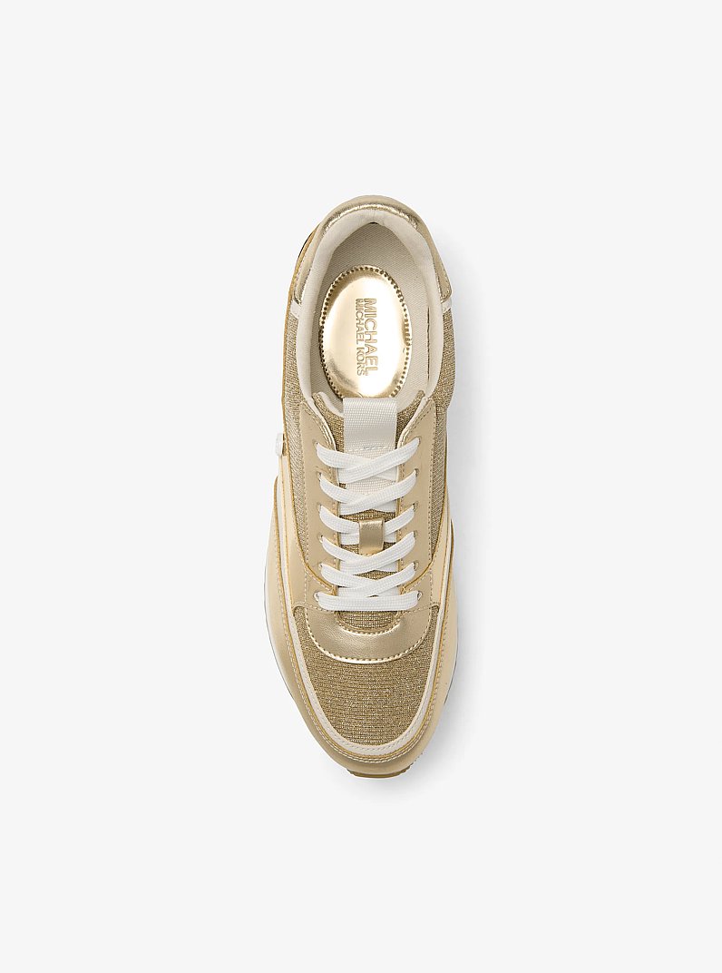 Espadrille Mariah en mat&eacute;riaux multiples in OR P&Acirc;LE | Michael Kors