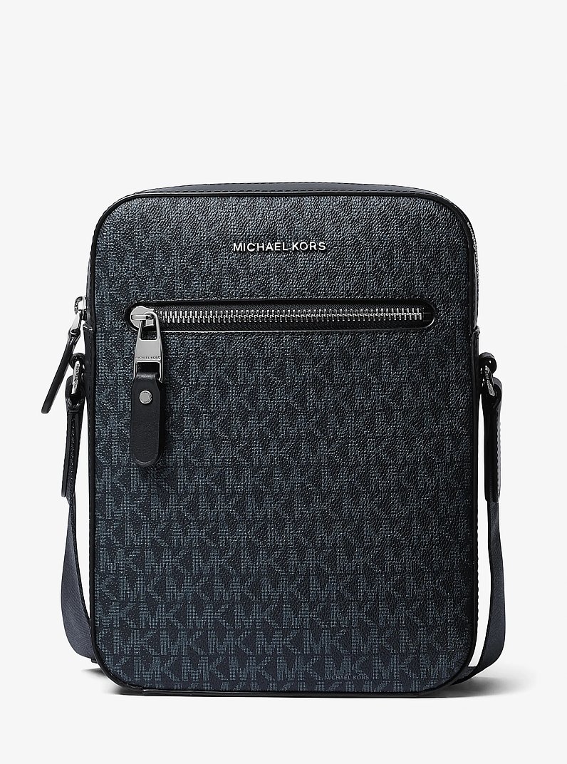 Henry Logo Flight Bag in ADML/PL BLUE | Michael Kors