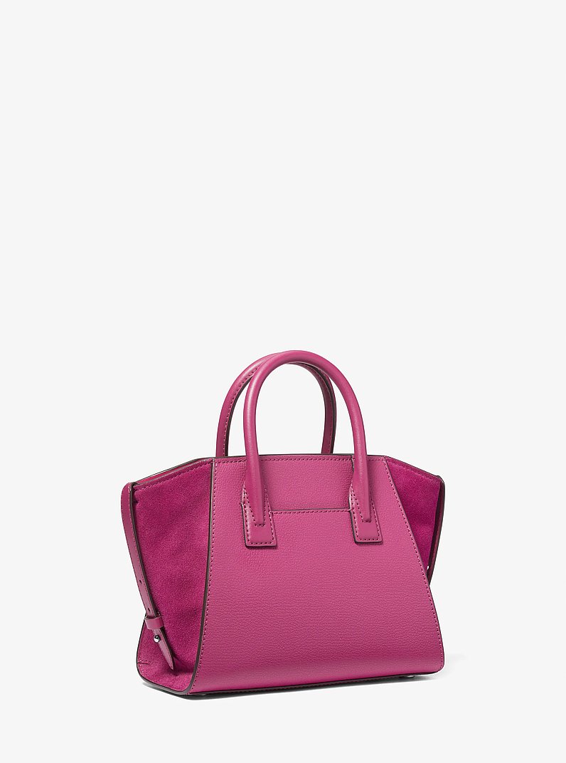 Petit sac Avril en cuir &agrave; glissi&egrave;re sup&eacute;rieure