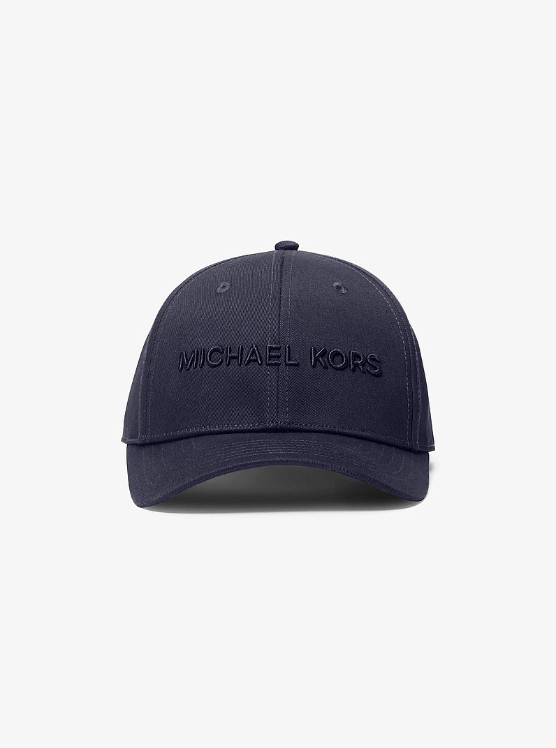 Embroidered Baseball Hat in MIDNIGHT | Michael Kors
