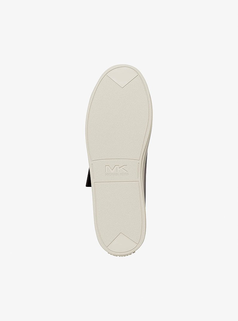 Jacob Burnished Sneaker in CHOCOLATE | Michael Kors