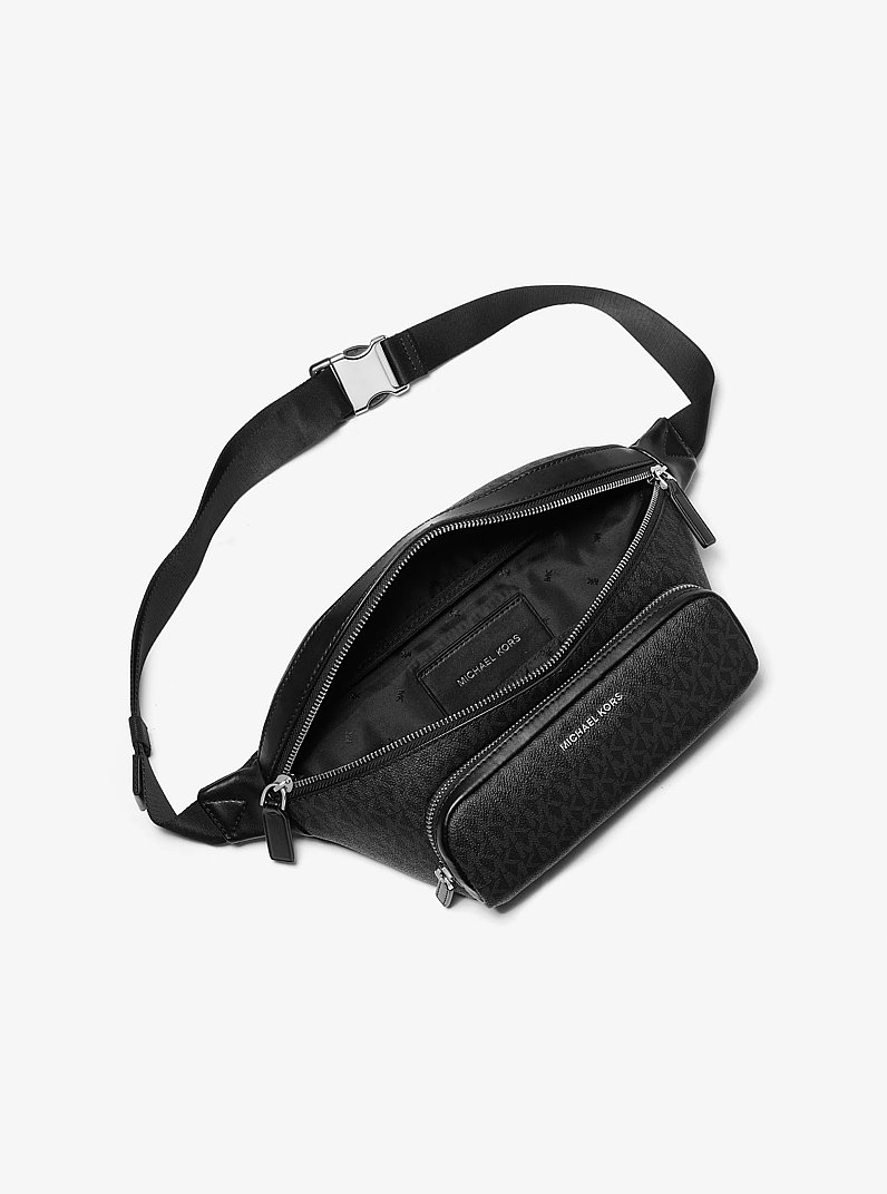 Cooper Logo Belt Bag in BLACK | Michael Kors