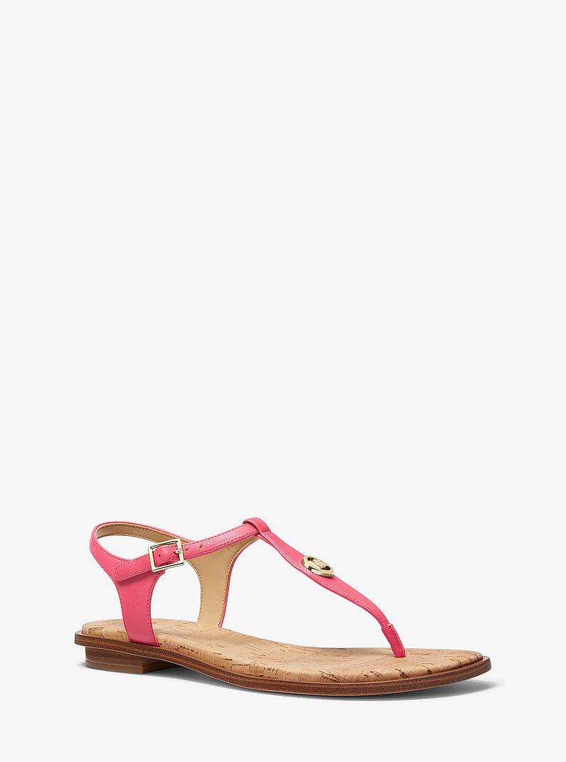 Mallory Leather T-Strap Sandal