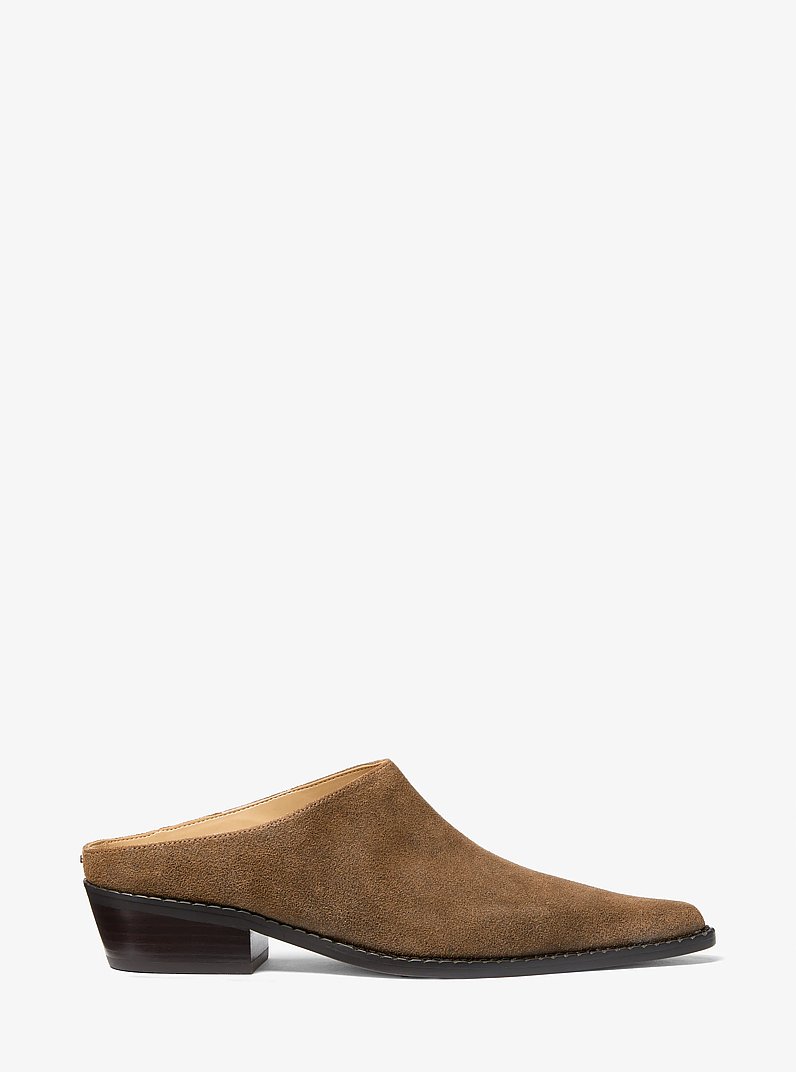 Nash Suede Mule in HUSK | Michael Kors