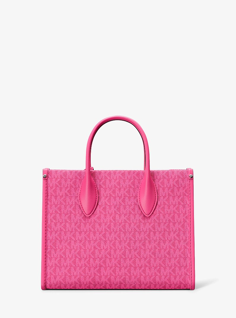 Mirella Small Signature Logo Crossbody Bag in DRAGONFRUIT | Michael Kors