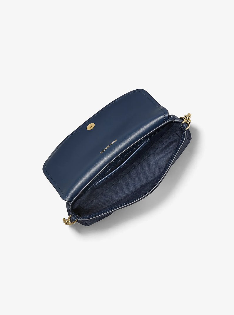 Petit sac &agrave; bandouli&egrave;re Nolita en cuir nubuck in DRESS BLUES | Michael Kors
