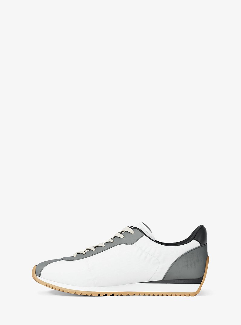 Rhodes Mixed-Media Trainer in BLACK COMBO | Michael Kors