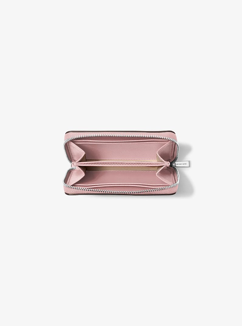 Jet Set Small Leather Wallet in SMOKEY ROSE | Michael Kors