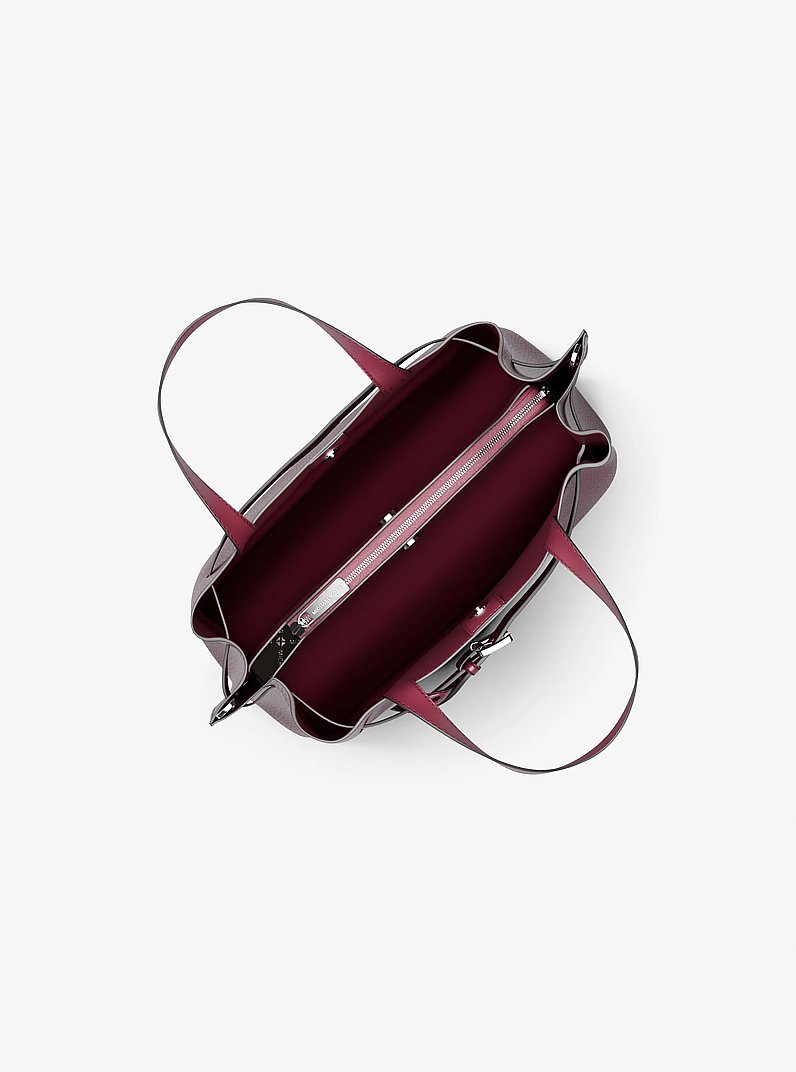 Emilia Small Pebbled Leather Satchel
