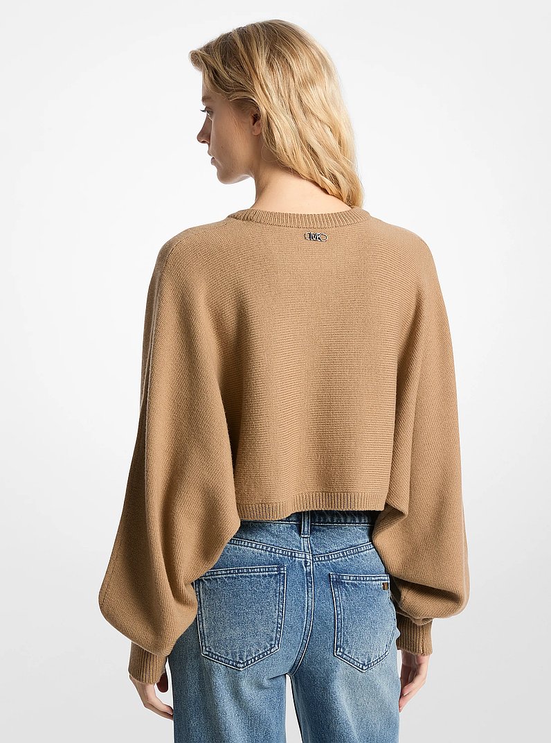 Wool Dolman-Sleeve Sweater - thumbnail 2