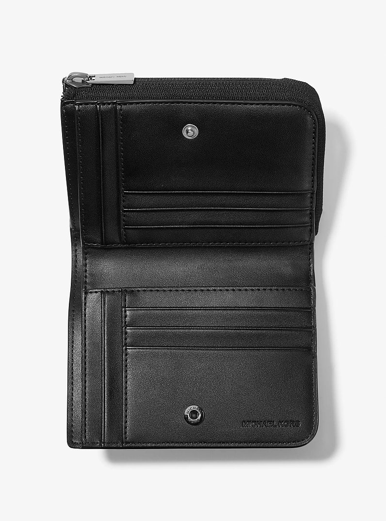 Portefeuille folio Cooper &agrave; logo Signature in BLANC &Eacute;CLATANT | Michael Kors